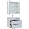 Комплект мебели для ванной Aquanet София 80 274199 подвесной Белый глянец МДФ / ЛДСП