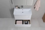 Комплект мебели для ванной Aquanet София 80 274199 подвесной Белый глянец МДФ / ЛДСП