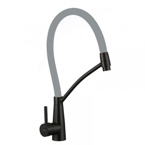 Смеситель для кухни Fmark FS8255H-04 цвет Черный Серый