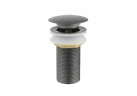 Донный клапан Aquatek AQ6000BGM click-clack цвет Оружейная сталь
