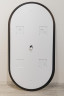 Зеркало Silver Mirrors Viva 55 LED-00002689 с подсветкой цвет Черный с бесконтактным выключателем и диммером