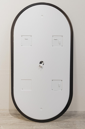Зеркало Silver Mirrors Viva 55 LED-00002689 с подсветкой цвет Черный с бесконтактным выключателем и диммером