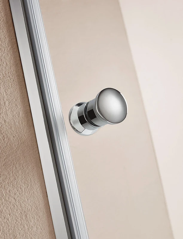 Душевой уголок Cezares Eco 80x100 ECO-O-ASH-2-80/100-C-Cr профиль Хром стекло прозрачное