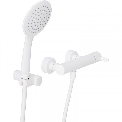 Смеситель для душа Cezares Leaf LEAF-D-BIO Белый матовый латунь на стену