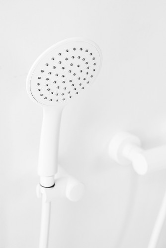 Смеситель для душа Cezares Leaf LEAF-D-BIO Белый матовый латунь на стену