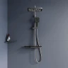 Душевая система RGW Shower Panels SP-34Gr 51140134-11 с термостатом Серая латунь на стену