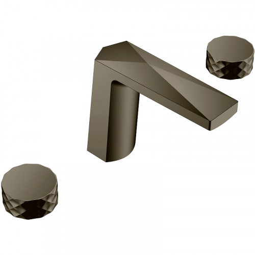 Смеситель для раковины Boheme Venturo 150-SGM-DIAMOND Оружейная сталь глянцевая латунь