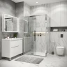 Душевой уголок Grossman Cosmo 100х80 120.K33.02.1080.10.00 профиль Хром стекло прозрачное