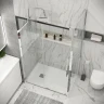 Душевой уголок Grossman Cosmo 100х80 120.K33.02.1080.10.00 профиль Хром стекло прозрачное
