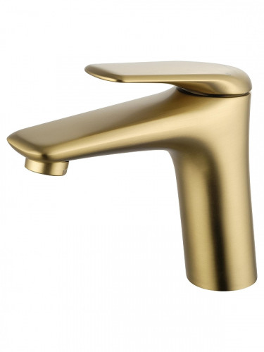 Смеситель для раковины Wonzon &amp; Woghand WW-A41222-BG цвет Брашированное золото