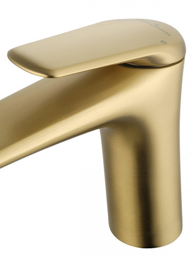 Смеситель для раковины Wonzon &amp; Woghand WW-A41222-BG цвет Брашированное золото