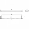 Полотенцедержатель Ideal Standard Connect N1387AA цвет Chrome / Хром