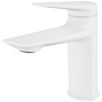 Смеситель для раковины Royce Pro RCM-120501WH Белый матовый латунь