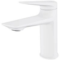 Смеситель для раковины Royce Pro RCM-120501WH Белый матовый латунь