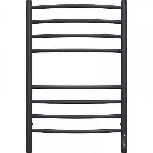 Электрический полотенцесушитель Terminus Классик П8 500х800 КС 9005 4670078527608 Черный матовый нержавеющая сталь