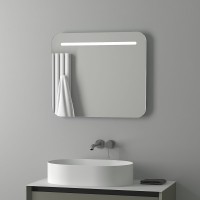 Зеркало Evoform Ledline 60x70 BY 2144 с подсветкой 5.5 W - без выключателя стекло