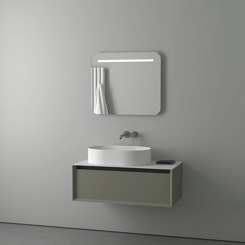 Зеркало Evoform Ledline 60x70 BY 2144 с подсветкой 5.5 W - без выключателя стекло