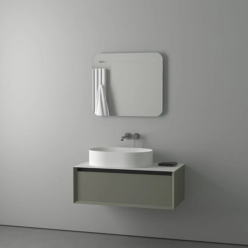Зеркало Evoform Ledline 60x70 BY 2144 с подсветкой 5.5 W - без выключателя стекло