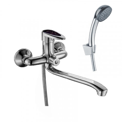 Смеситель для ванны Fashun A2250BLACK универсальный цвет Хром Черный