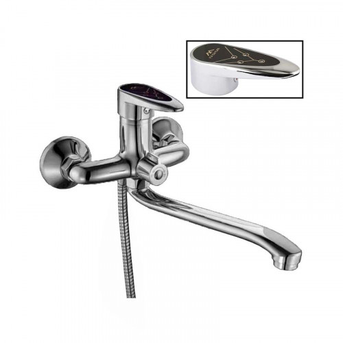 Смеситель для ванны Fashun A2250BLACK универсальный цвет Хром Черный