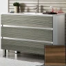 Тумба с раковиной SanVit Кубэ-3 60 kkube3060 с фактурой под дерево Кедр МДФ / ЛДСП