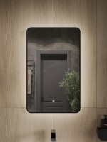 Зеркало Orange Black 50 BL-50ZE с подсветкой с сенсорным выключателем стекло