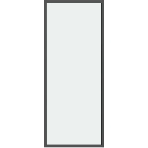 Душевая стенка Grossman Style 70 200.K33.05.70.21.00 профиль Черный матовый стекло прозрачное