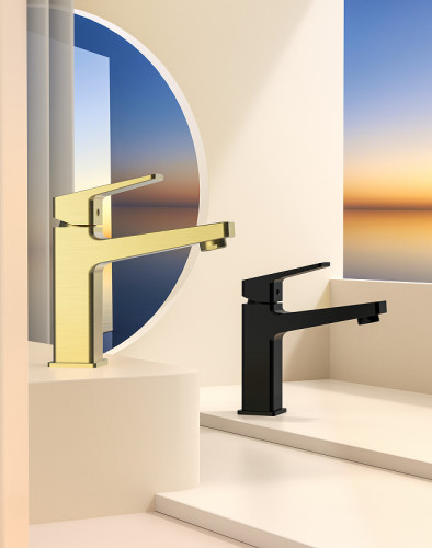 Смеситель для раковины Raglo R30.10.06 Черный матовый латунь