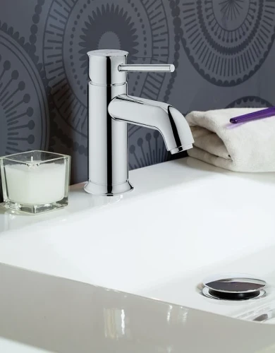 Смеситель для раковины Grohe BauClassic 23162000 Хром латунь