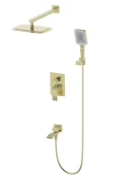 Душевая система Wonzon & Woghand Fit WW-88939009A-BG цвет Брашированное золото