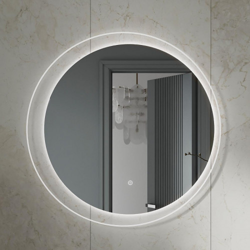 Зеркало Equil Elegante 80 zkELGNT.LED.D80-24 с подсветкой цвет Мэйджик с сенсорным выключателем