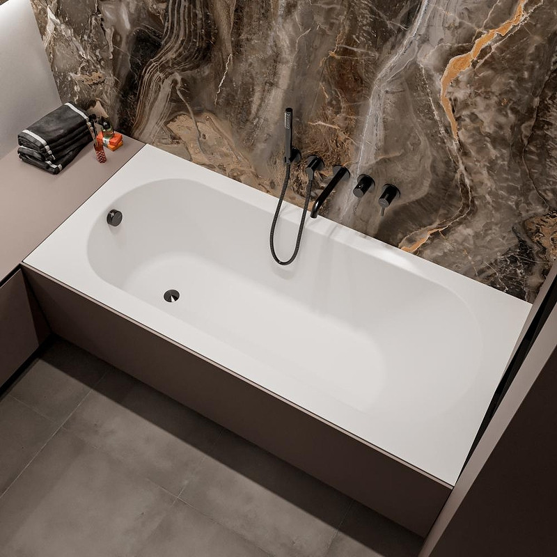 Ванна из искусственного камня Whitecross Jane 175x75 0222.175075.200 цвет Белый матовый
