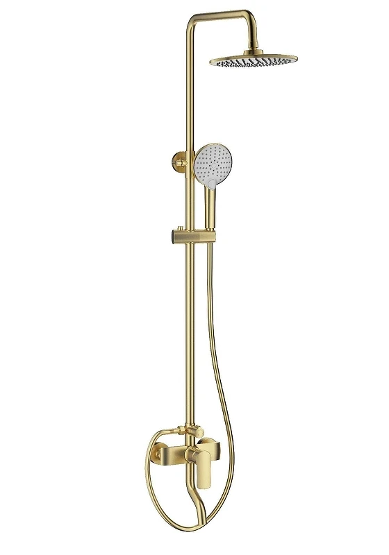 Душевая система Wonzon & Woghand WW-AE3354-BG цвет Брашированное золото