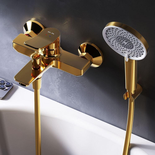 Смеситель для ванны AM.PM X-Joy F85A15099 Цвет Золото