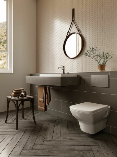 Унитаз биде Bien Dor DRKA050AMVP1W5000 подвесной с сиденьем Микролифт фарфор подвесной