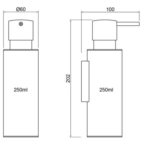 Дозатор для жидкого мыла Timo Saona 13339/17 Золото матовое