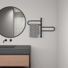 Электрический полотенцесушитель Vincea 44х60 VTD-1R1CBE Черный матовый нержавеющая сталь