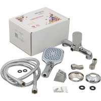 Смеситель для душа Melodia della vita Moderno MDV35150 Хром латунь на стену