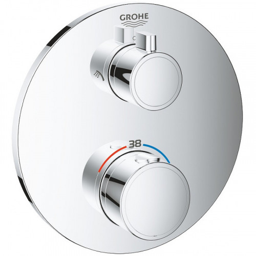Смеситель для душа Grohe Grohtherm 24076000 с термостатом Хром латунь встраиваемый