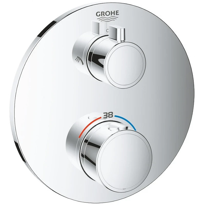 Смеситель для душа Grohe Grohtherm 24076000 с термостатом Хром латунь встраиваемый