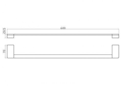Полотенцедержатель Wonzon &amp; Woghand Eclipse WW-9112-BL цвет Черный