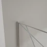 Душевая перегородка Azario Walk-In 100 AZ-271-100-BGL-CGP профиль Брашированное золото стекло Графический принт
