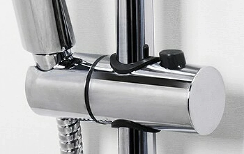 Душевая система WasserKRAFT A166.117.137.010.CH Хром латунь на стену