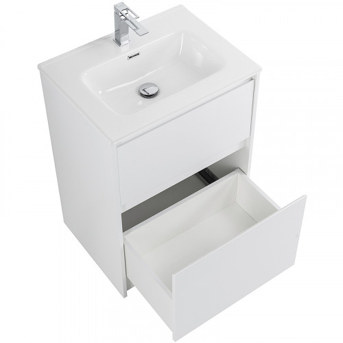 Тумба под раковину BelBagno Kraft 60 KRAFT-600-2C-PIA-BO Bianco Opaco МДФ / ЛДСП