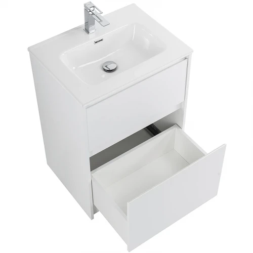 Тумба под раковину BelBagno Kraft 60 KRAFT-600-2C-PIA-BO Bianco Opaco МДФ / ЛДСП