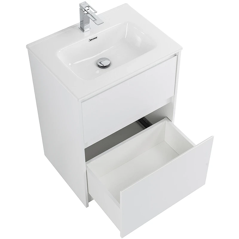 Тумба под раковину BelBagno Kraft 60 KRAFT-600-2C-PIA-BO Bianco Opaco МДФ / ЛДСП