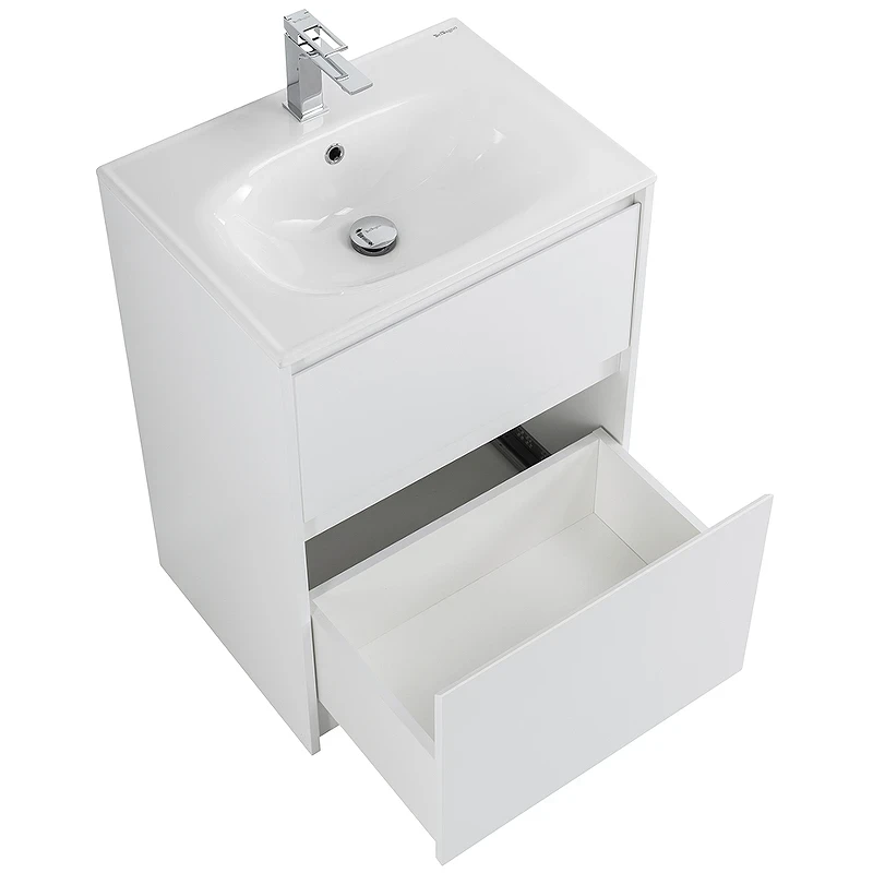 Тумба под раковину BelBagno Kraft 60 KRAFT-600-2C-PIA-BO Bianco Opaco МДФ / ЛДСП