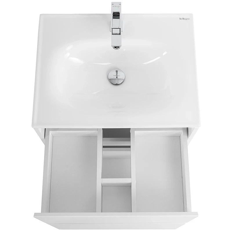 Тумба под раковину BelBagno Kraft 60 KRAFT-600-2C-PIA-BO Bianco Opaco МДФ / ЛДСП