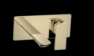 Смеситель для раковины AQUAme Savona AQM6815GG цвет Золото глянцевое