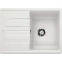 Кухонная мойка Blanco Zia 45S Compact 524725 Белая искусственный камень (литьевой мрамор) встраиваемый